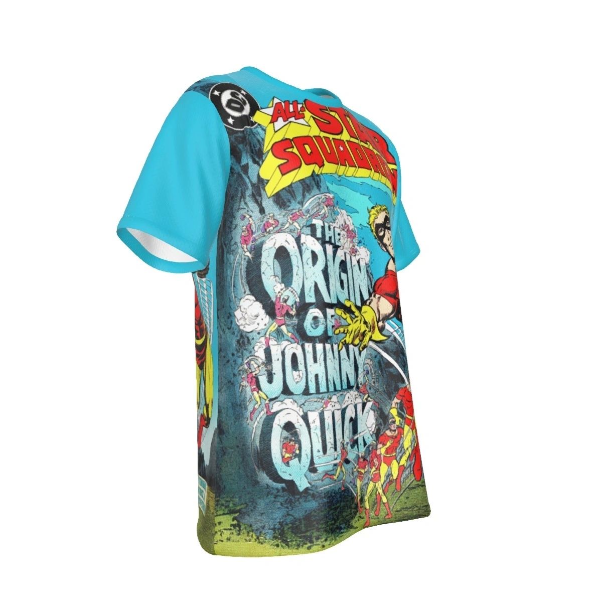 ALL STAR SQUADRON 67 COVER ALL OVER PRINT SHIRT AND TANK TOP WITH JOHNNY QUICK