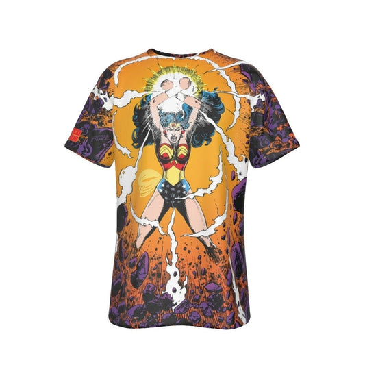 WONDER WOMAN POWER OF THE BRACLETS COVER ALL OVER PRINT SHIRT AND TANK TOP
