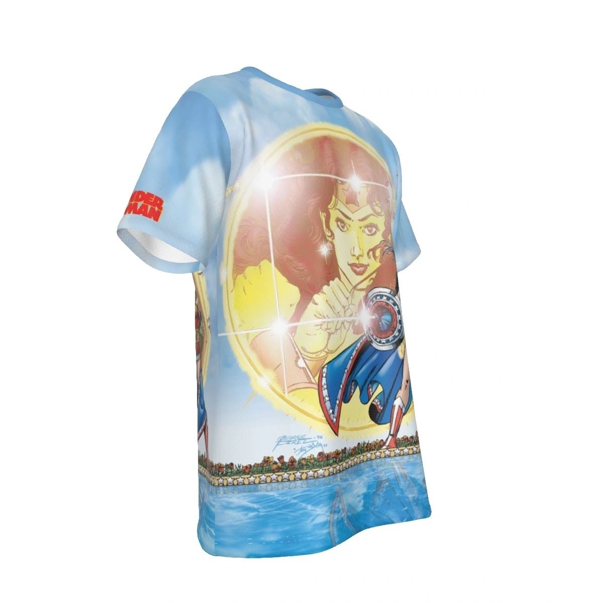 WONDER WOMAN WARRIOR PRINCESS COVER ALL OVER PRINT SHIRT AND TANK TOP