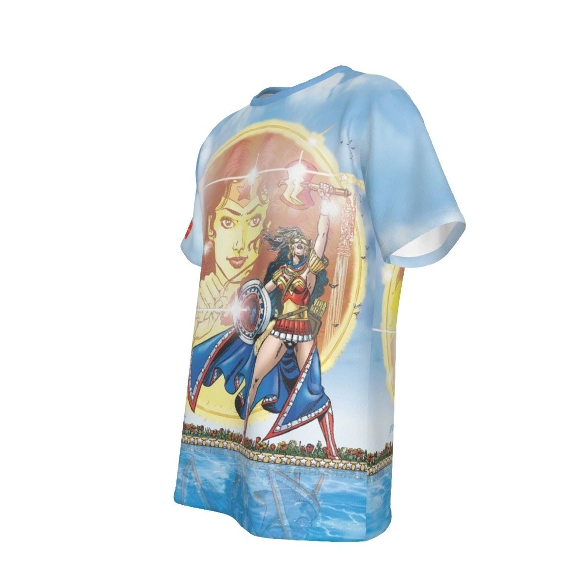 WONDER WOMAN WARRIOR PRINCESS COVER ALL OVER PRINT SHIRT AND TANK TOP