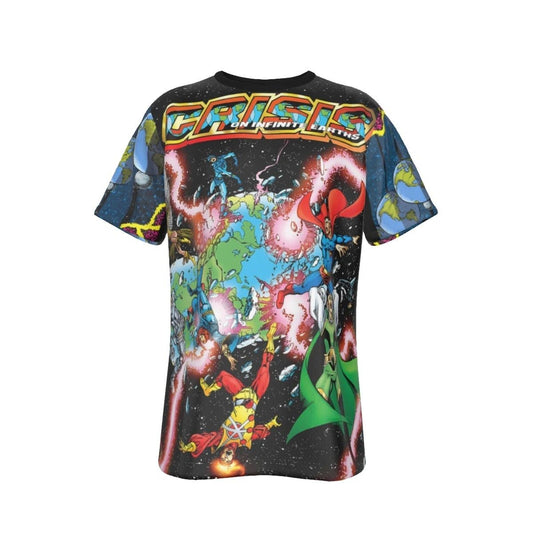 CRISIS ON INFINITE EARTHS PEREZ COVER ALL OVER PRINT SHIRT AND TANK TOP