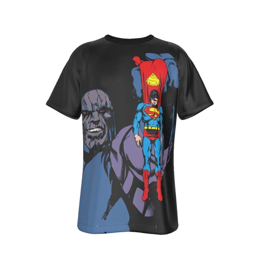SUPERMAN VS DARKSIED PEREZ COVER ALL OVER PRINT SHIRT AND TANK TOP