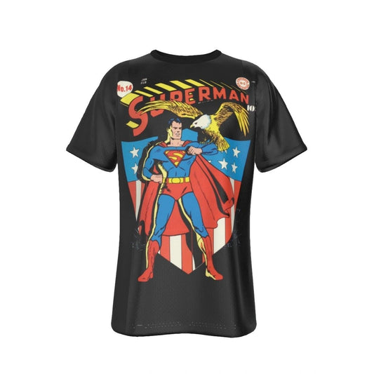 SUPERMAN 14 COVER ALL OVER PRINT SHIRT AND TANK TOP