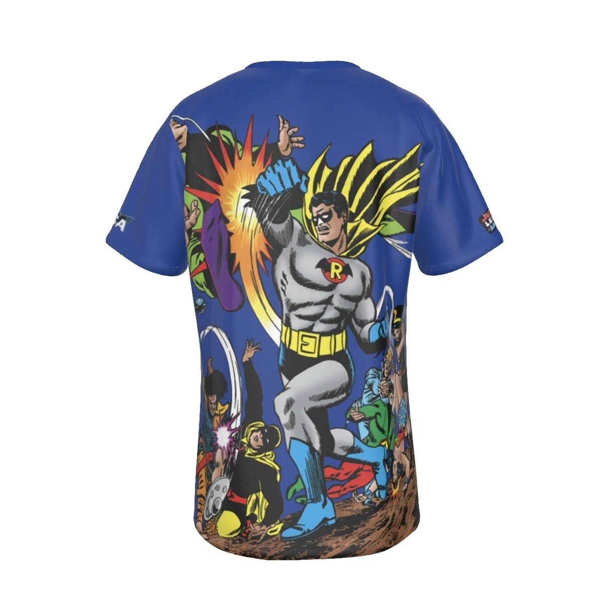 JLA 55 COVER ALL OVER PRINT SHIRT AND TANK TOP WITH EARTH 2 ROBIN