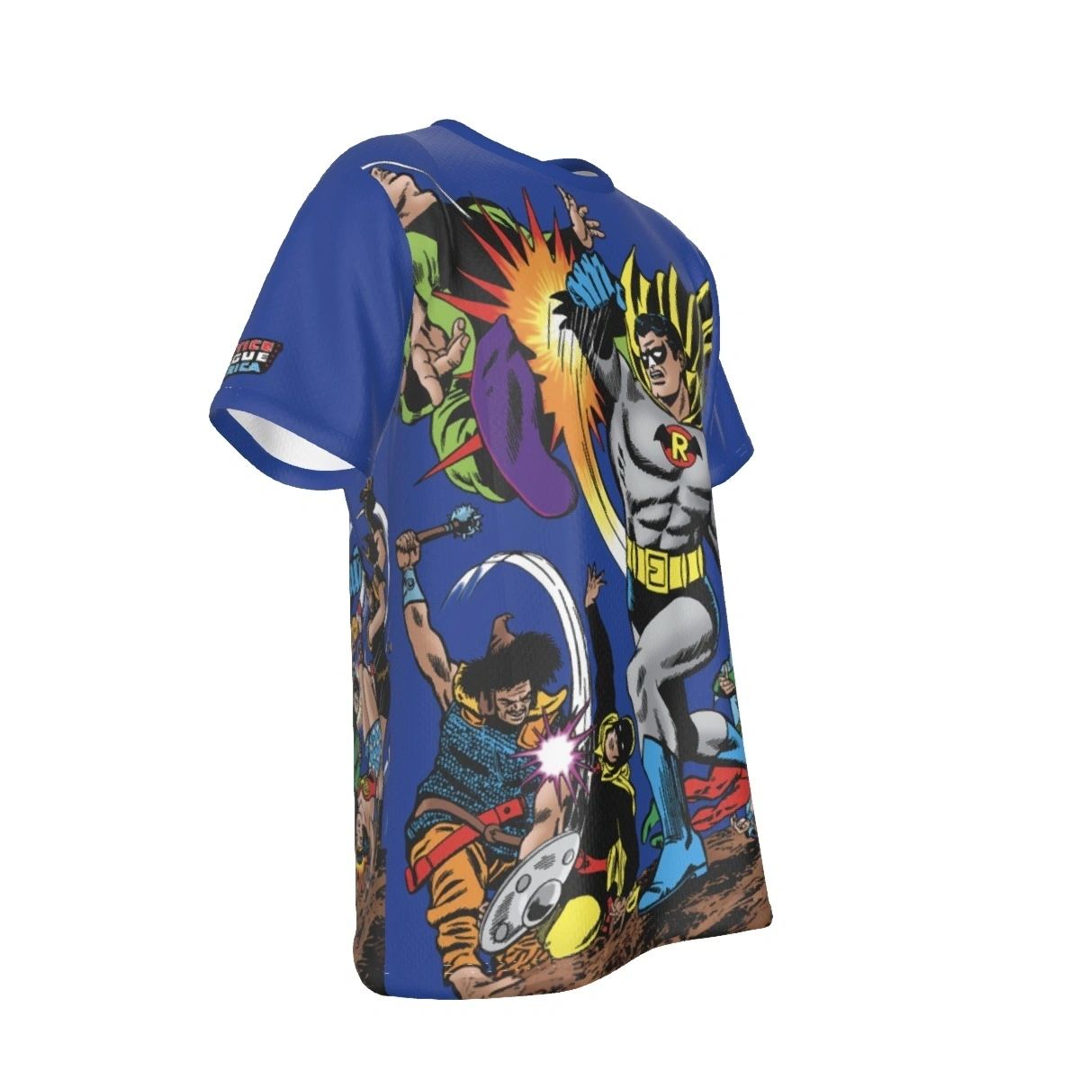 JLA 55 COVER ALL OVER PRINT SHIRT AND TANK TOP WITH EARTH 2 ROBIN
