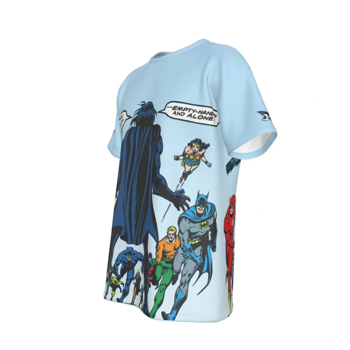 JLA 123 COVER ALL OVER PRINT SHIRT AND TANK TOP WITH EARTH 2 ROBIN