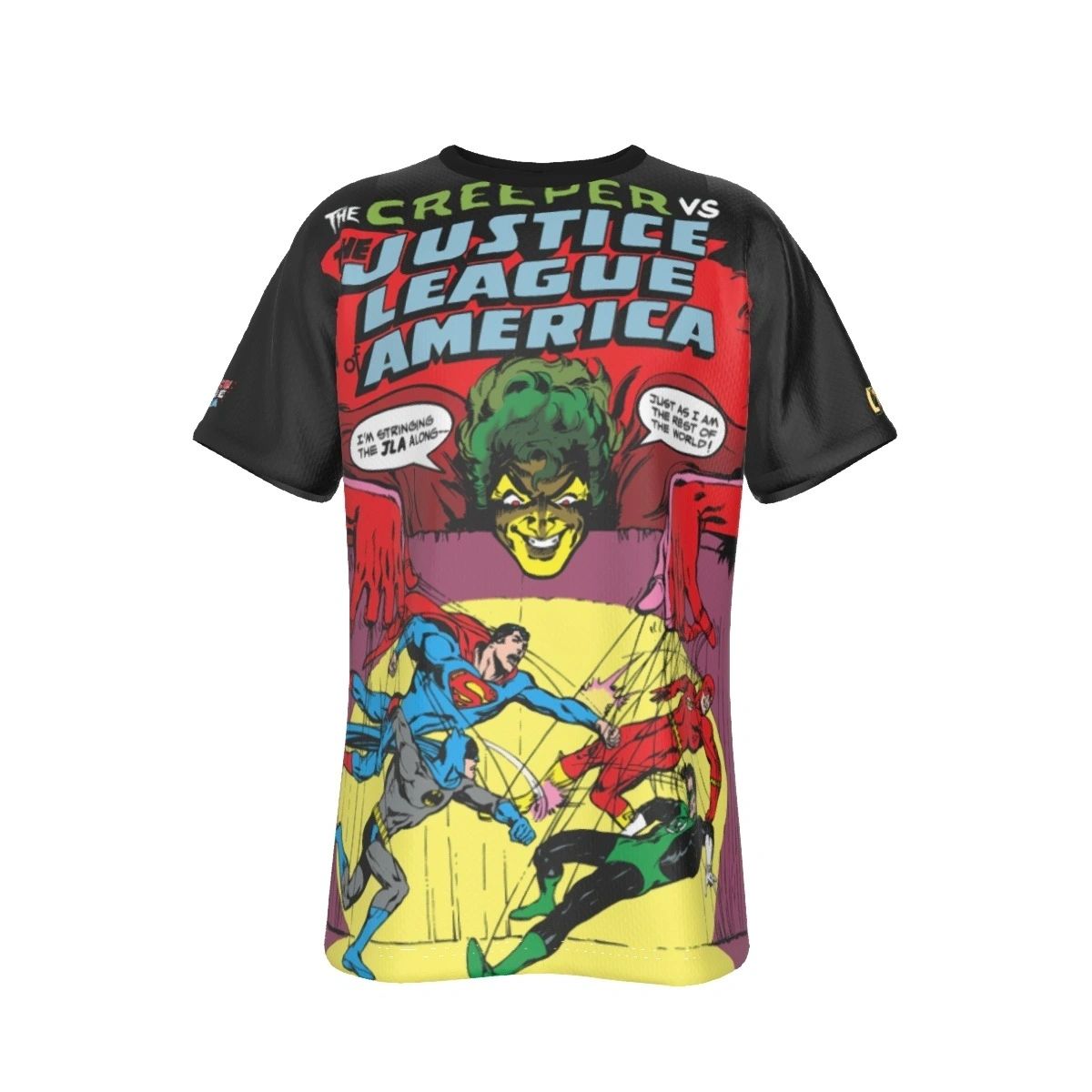 JLA 70 COVER ALL OVER PRINT SHIRT AND TANK TOP WITH CREEPER