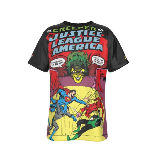 JLA 70 COVER ALL OVER PRINT SHIRT AND TANK TOP WITH CREEPER