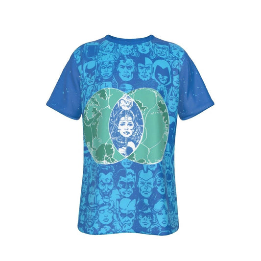 CRISIS ON INFINITIE EARTHS 5 COVER ALL OVER PRINT SHIRT AND TANK TOP