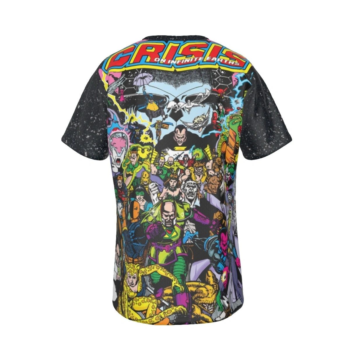 CRISIS ON INFINITIE EARTHS VILLAINS COVER ALL OVER PRINT SHIRT AND TANK TOP