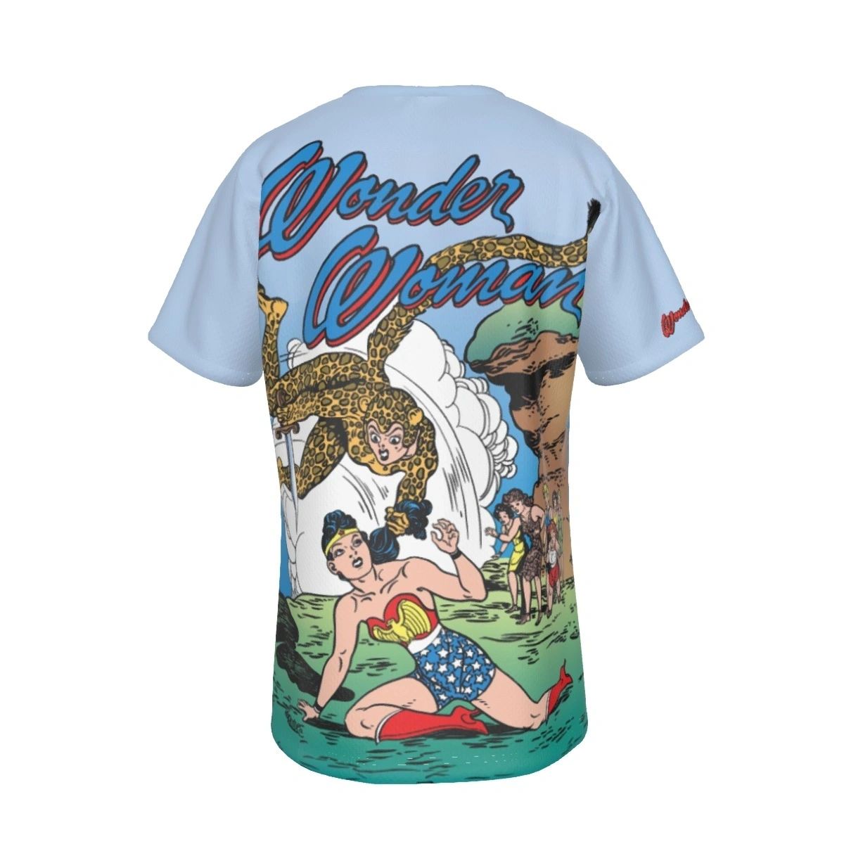 WONDER WOMAN 6 COVER ALL OVER PRINT SHIRT AND TANK TOP WITH CHEETAH