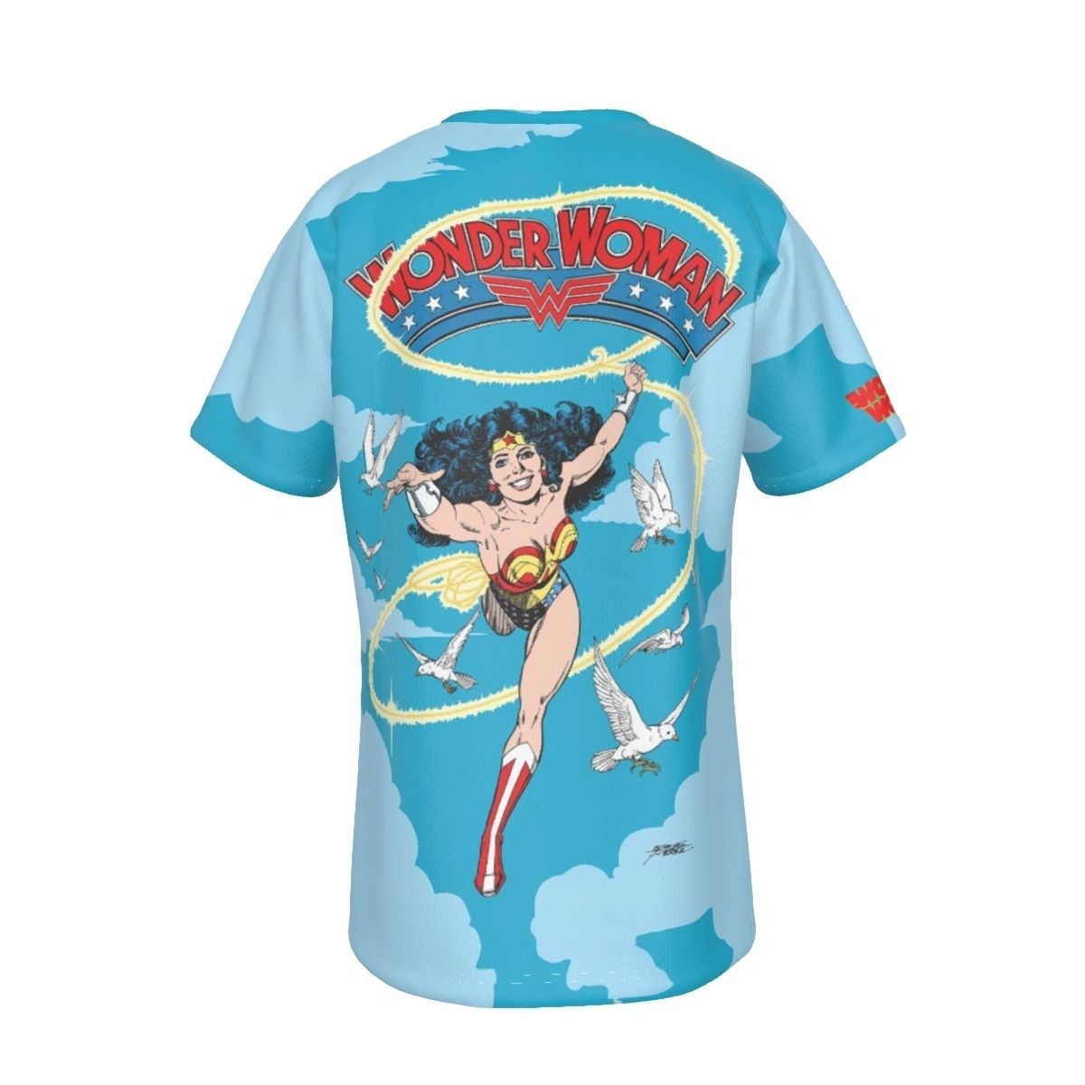 WONDER WOMAN PEREZ FLY COVER ALL OVER PRINT SHIRT AND TANK TOP