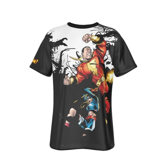 SHAZAM JSA 48 COVER PRINT SHIRT AND TANK TOP WITH STARGIRL