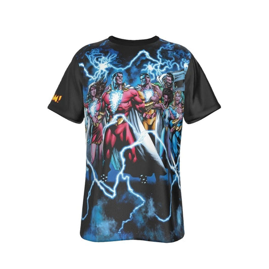 NEW SHAZAM FAMILY COVER PRINT SHIRT AND TANK TOP