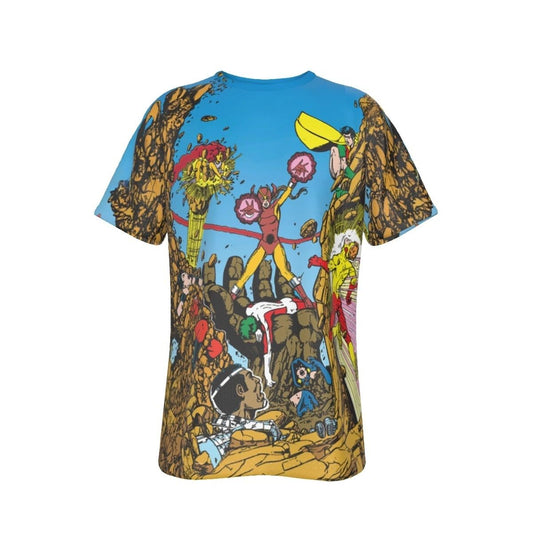 NEW TEEN TITANS 28 COVER ALL OVER PRINT SHIRT AND TANK TOP - TERRA