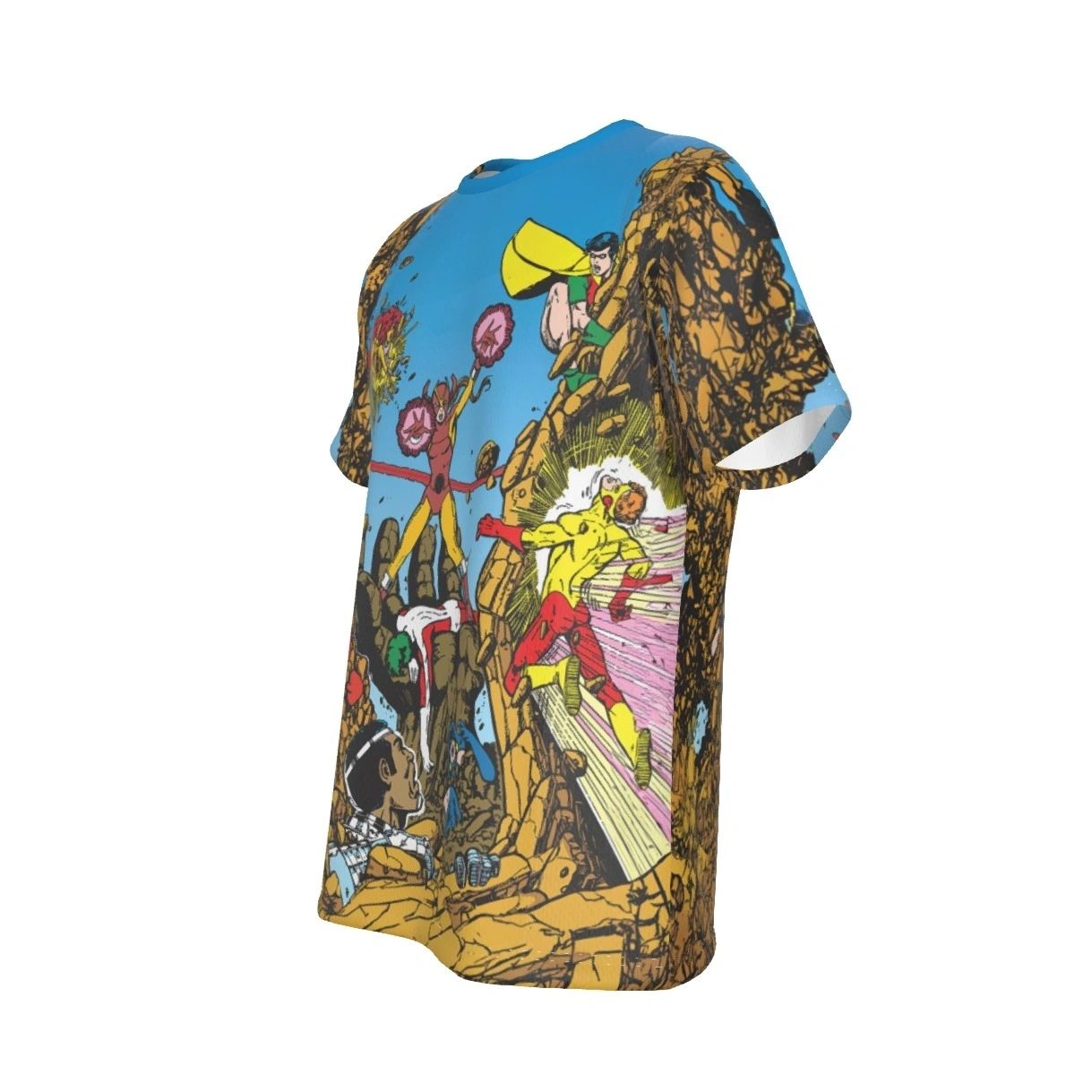 NEW TEEN TITANS 28 COVER ALL OVER PRINT SHIRT AND TANK TOP - TERRA