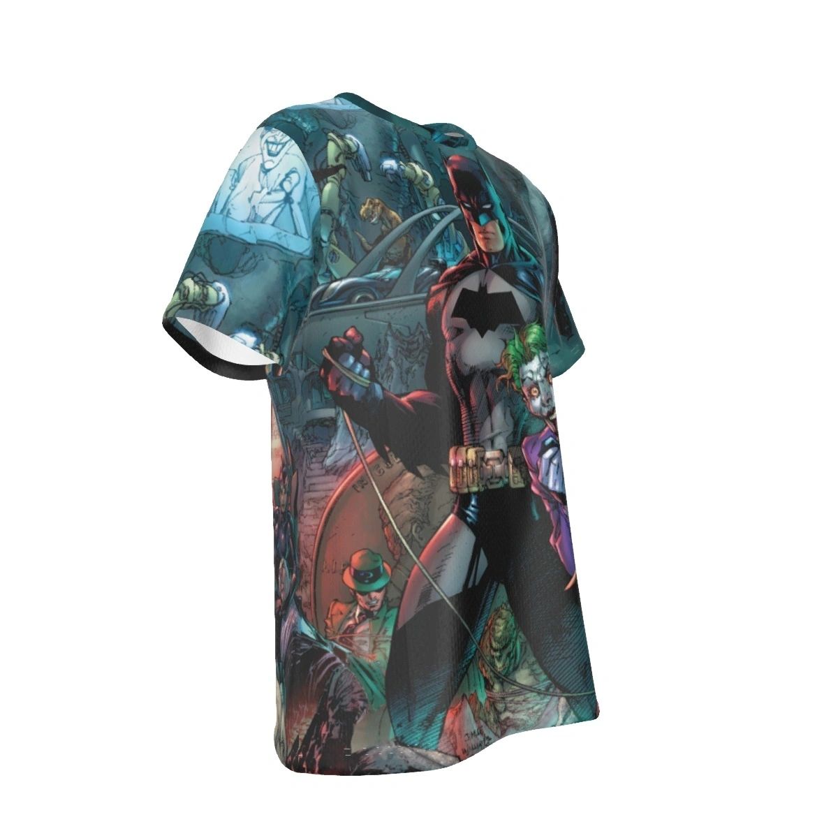 BATMAN BATCAVE DET1K COVER ALL OVER PRINT SHIRT OR TANK