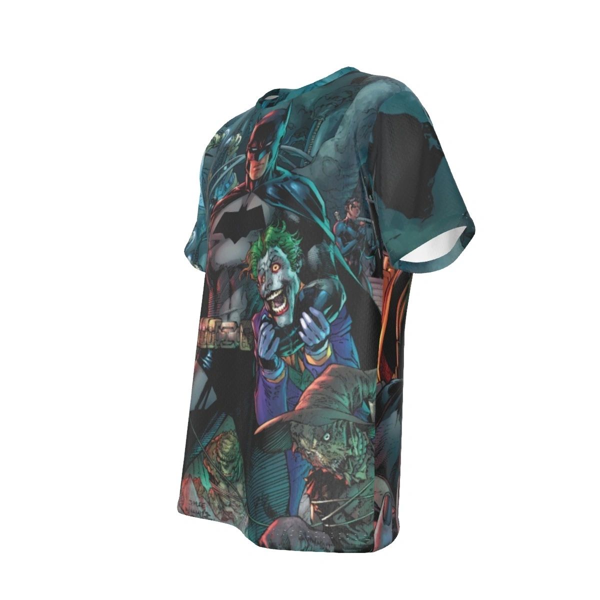 BATMAN BATCAVE DET1K COVER ALL OVER PRINT SHIRT OR TANK