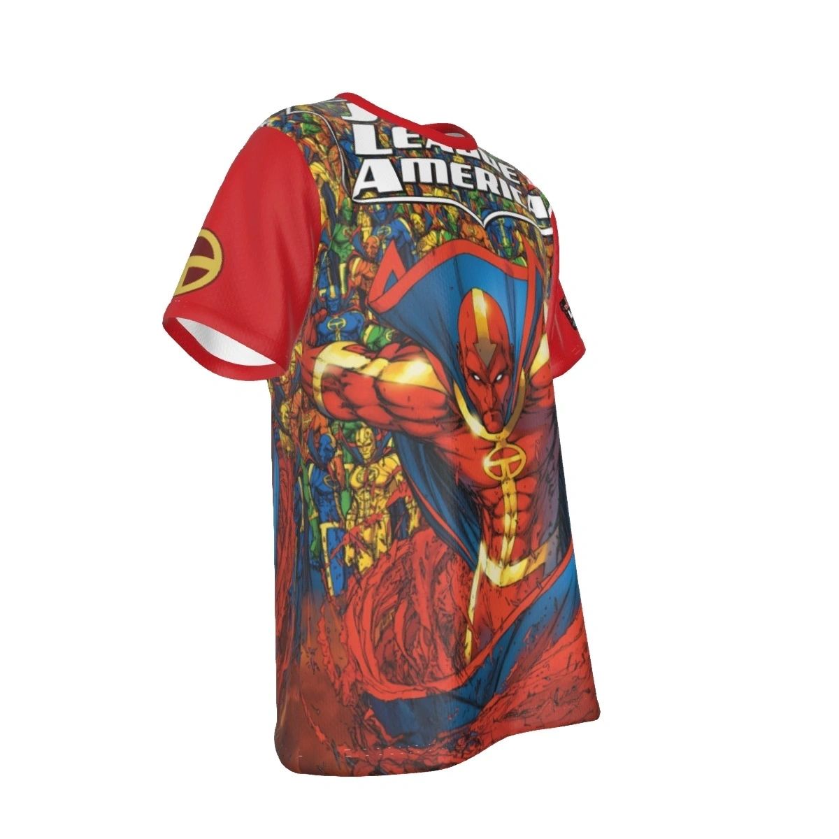 JLA 3 RED TORNADO ALL OVER PRINT SHIRT AND TANK TOP - TURNER ART