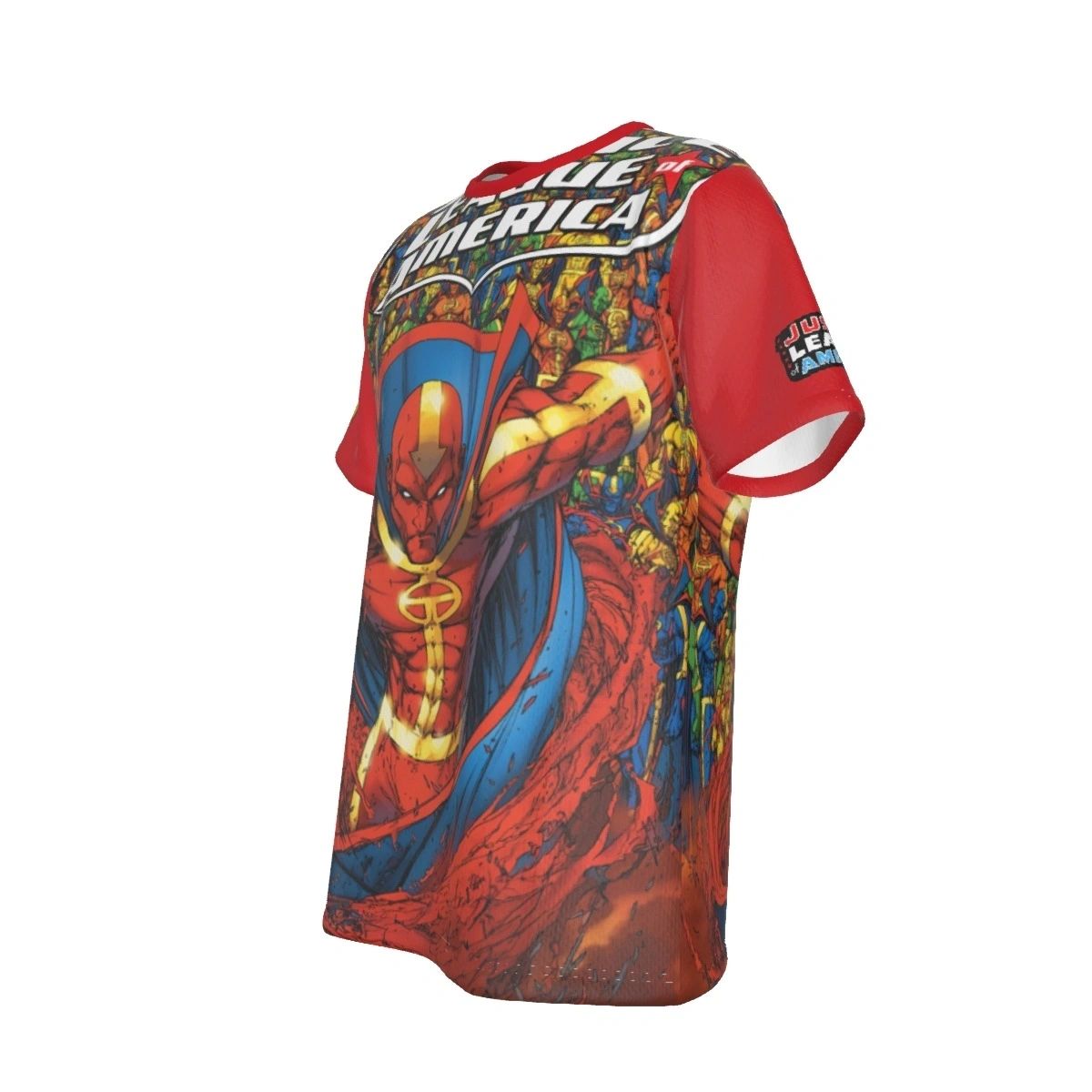 JLA 3 RED TORNADO ALL OVER PRINT SHIRT AND TANK TOP - TURNER ART