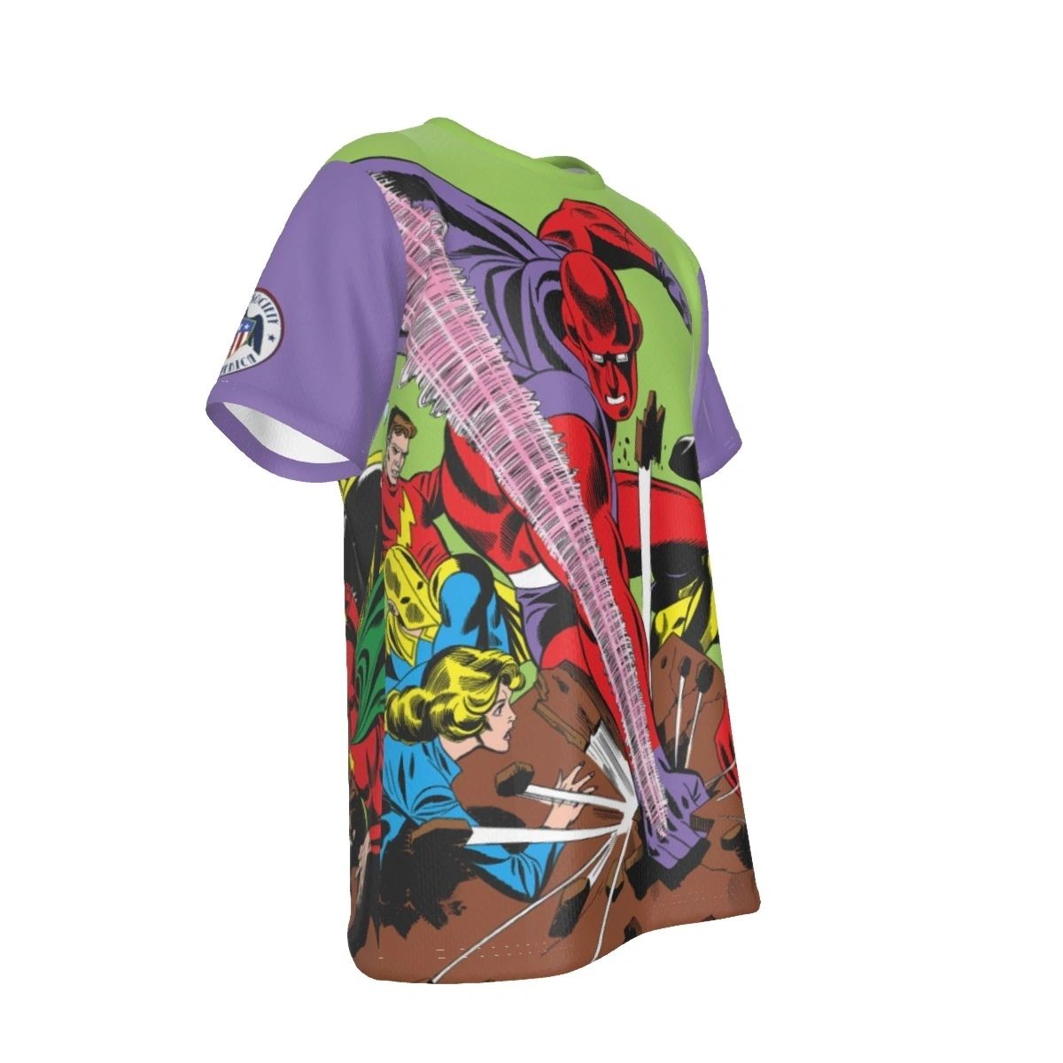 JLA 64 RED TORNADO ALL OVER PRINT SHIRT AND TANK TOP