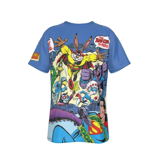 CAPT CARROT AND ZOO CREW 1 COVER ALL OVER SHIRT AND TANK TOP - SUPERMAN