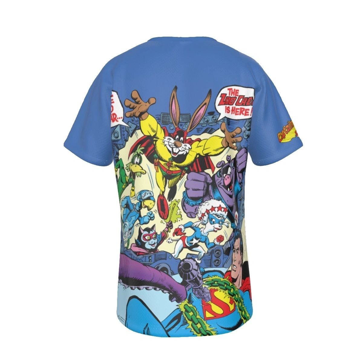 CAPT CARROT AND ZOO CREW 1 COVER ALL OVER SHIRT AND TANK TOP - SUPERMAN
