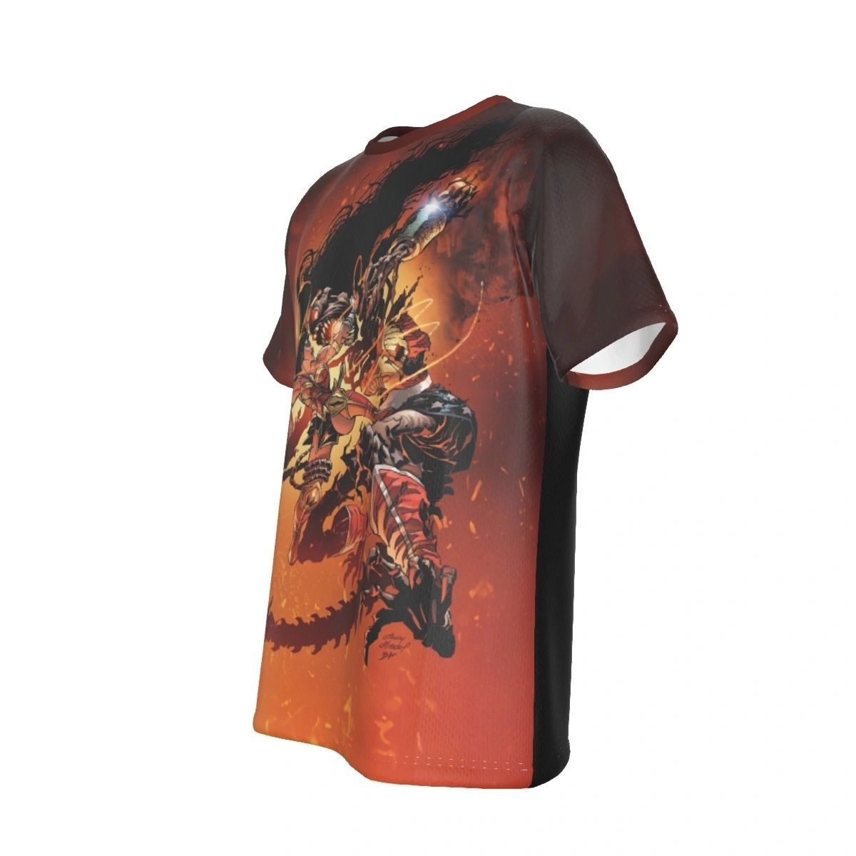 WONDER WOMAN VS DARK NIGHT METAL WW ALL OVER PRINT SHIRT AND TANK TOP -