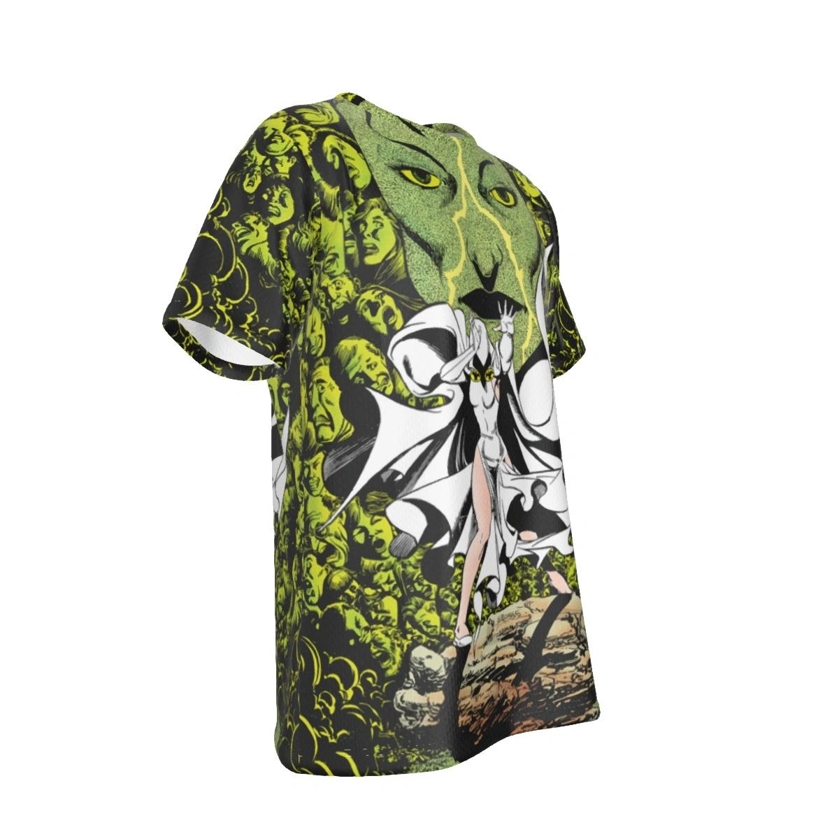 NTTV2 43 COVER ALL OVER PRINT SHIRT AND TANK TOP - WHITE RAVEN