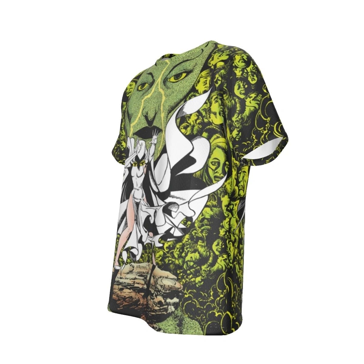 NTTV2 43 COVER ALL OVER PRINT SHIRT AND TANK TOP - WHITE RAVEN
