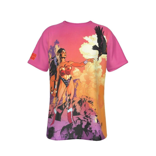 WONDER WOMAN BEASTS ALL OVER PRINT SHIRT AND TANK TOP - ADAM HUGHS ART