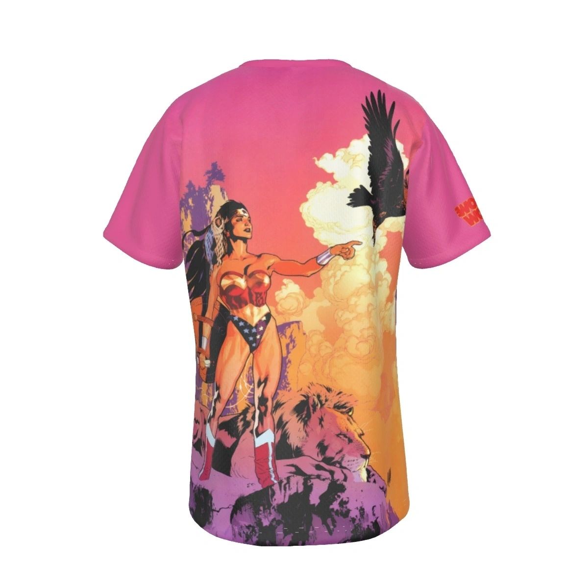 WONDER WOMAN BEASTS ALL OVER PRINT SHIRT AND TANK TOP - ADAM HUGHS ART