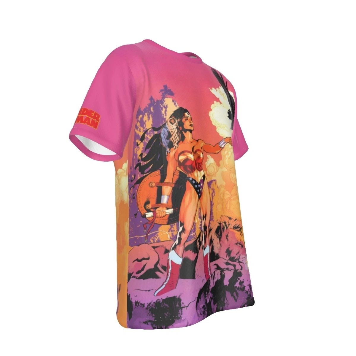 WONDER WOMAN BEASTS ALL OVER PRINT SHIRT AND TANK TOP - ADAM HUGHS ART