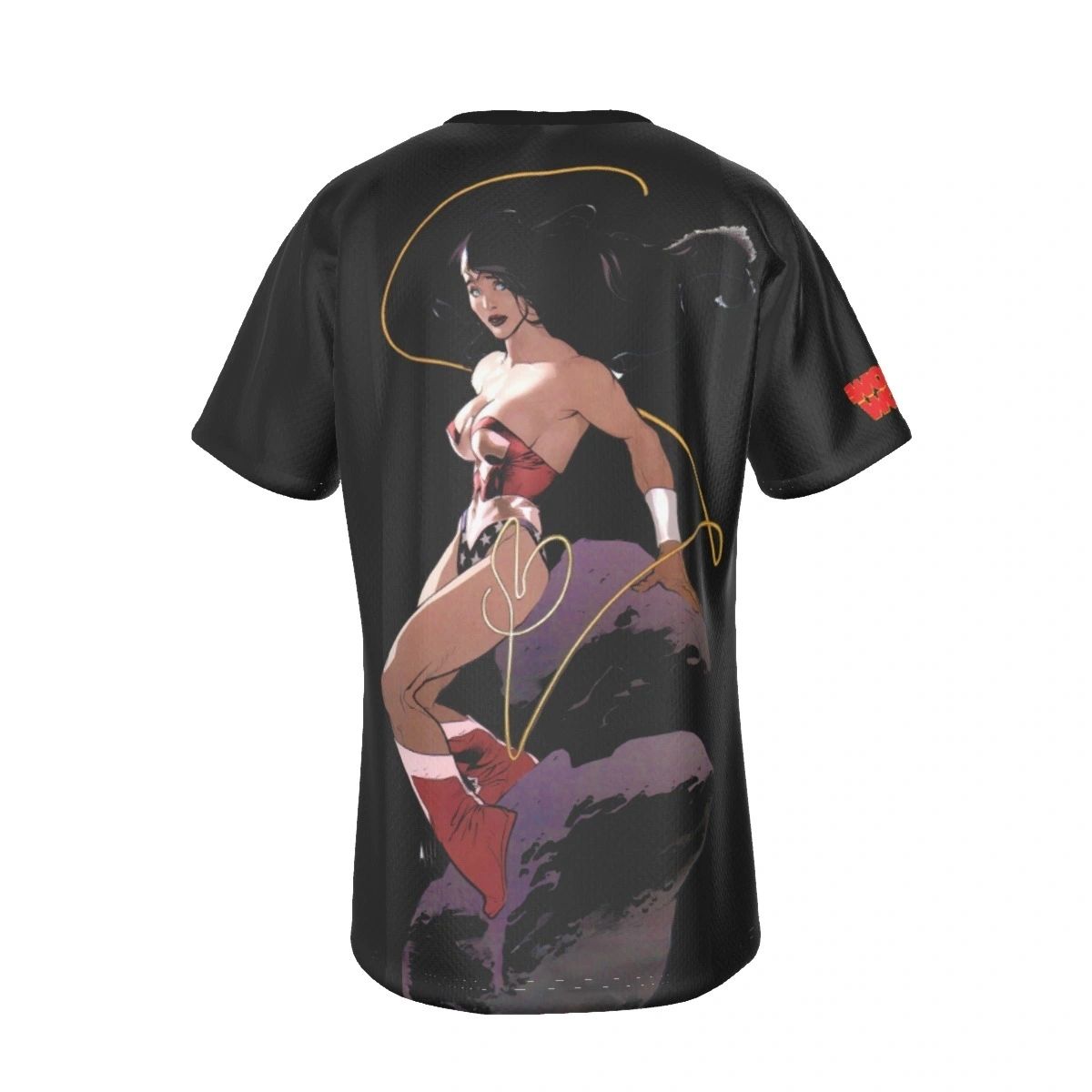 WONDER WOMAN LASSO ALL OVER PRINT SHIRT AND TANK TOP - ADAM HUGHS ART