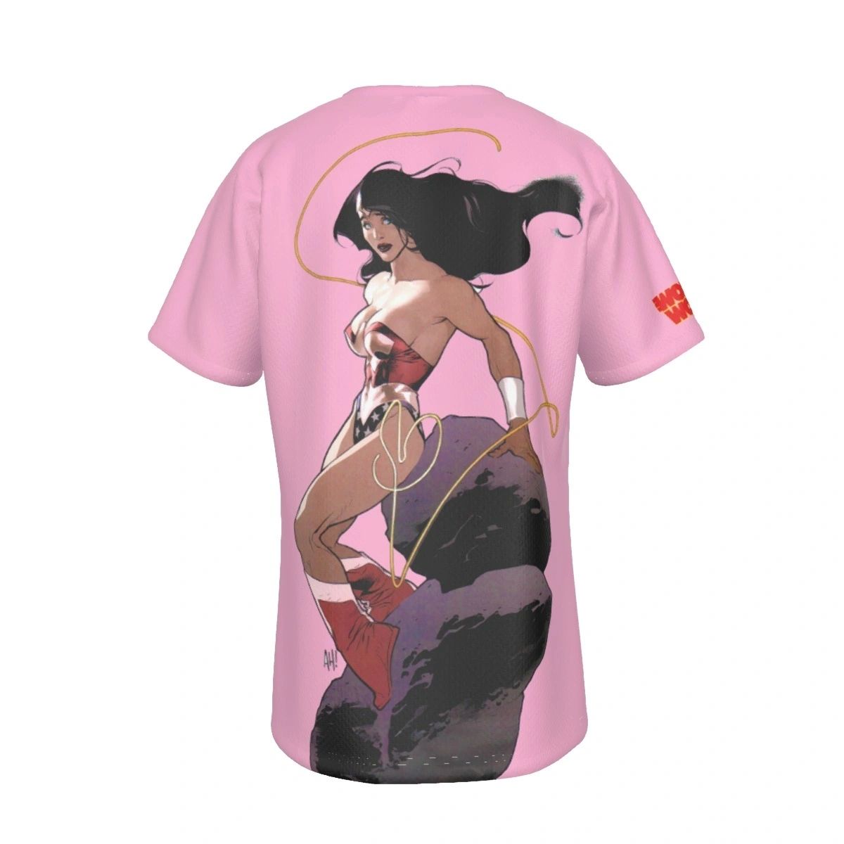 WONDER WOMAN LASSO ALL OVER PRINT SHIRT AND TANK TOP - ADAM HUGHS ART