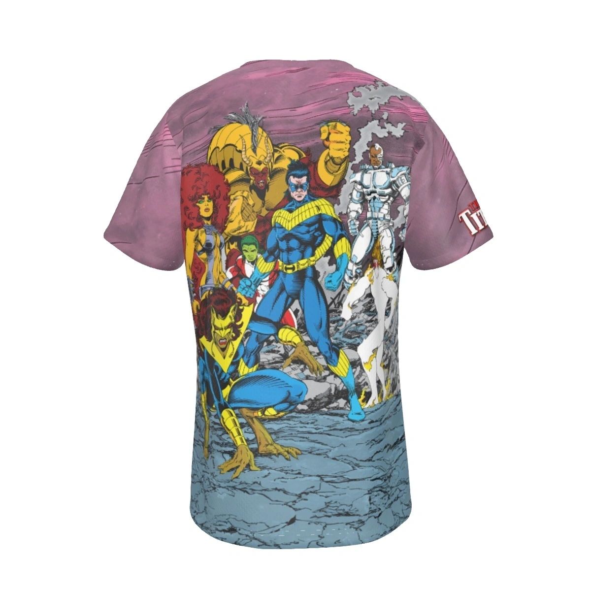 NEW TITANS 98 COVER ALL OVER PRINT SHIRT AND TANK TOP - PANTHA