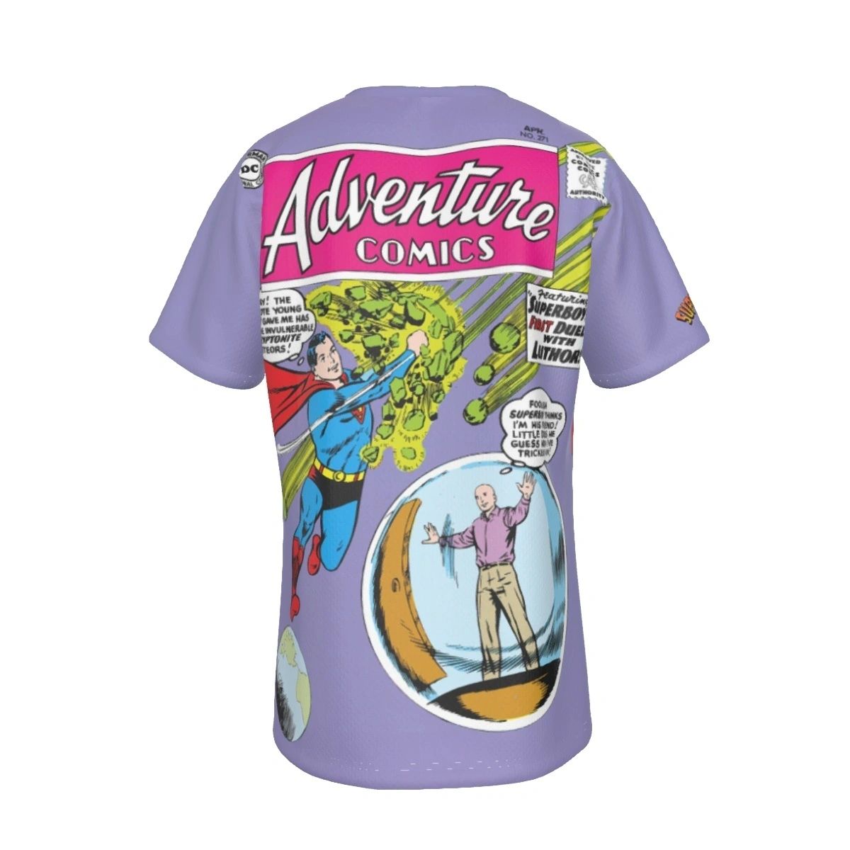 ADVENTURE 271 1ST LEX LUTHER BATTLE ALL OVER PRINT SHIRT AND TANK TOP