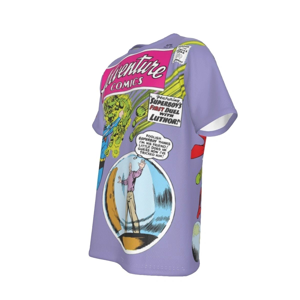 ADVENTURE 271 1ST LEX LUTHER BATTLE ALL OVER PRINT SHIRT AND TANK TOP
