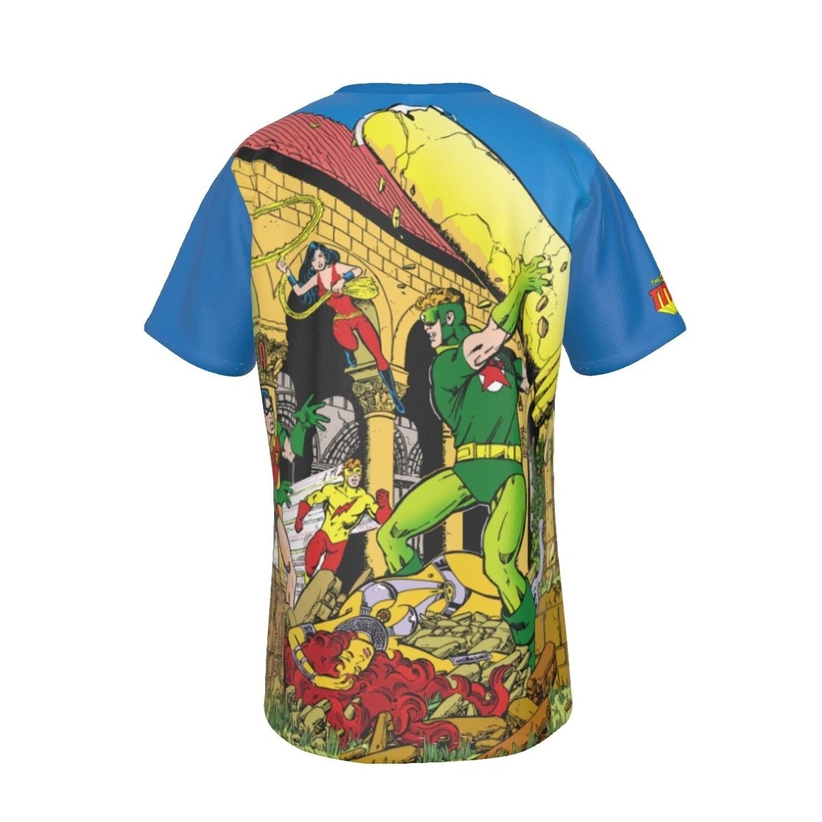 NEW TEEN TITANS 49 COVER ALL OVER PRINT SHIRT AND TANK TOP - RED STAR - PEREZ