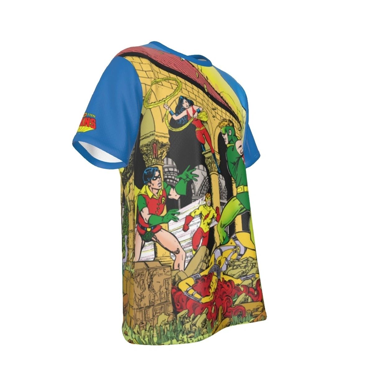 NEW TEEN TITANS 49 COVER ALL OVER PRINT SHIRT AND TANK TOP - RED STAR - PEREZ
