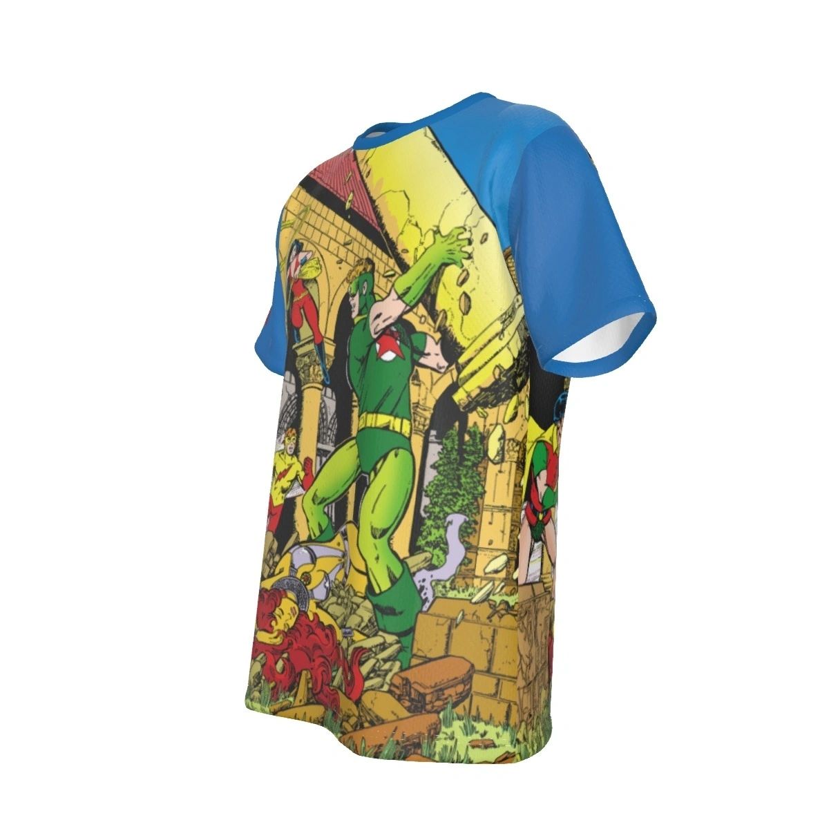 NEW TEEN TITANS 49 COVER ALL OVER PRINT SHIRT AND TANK TOP - RED STAR - PEREZ