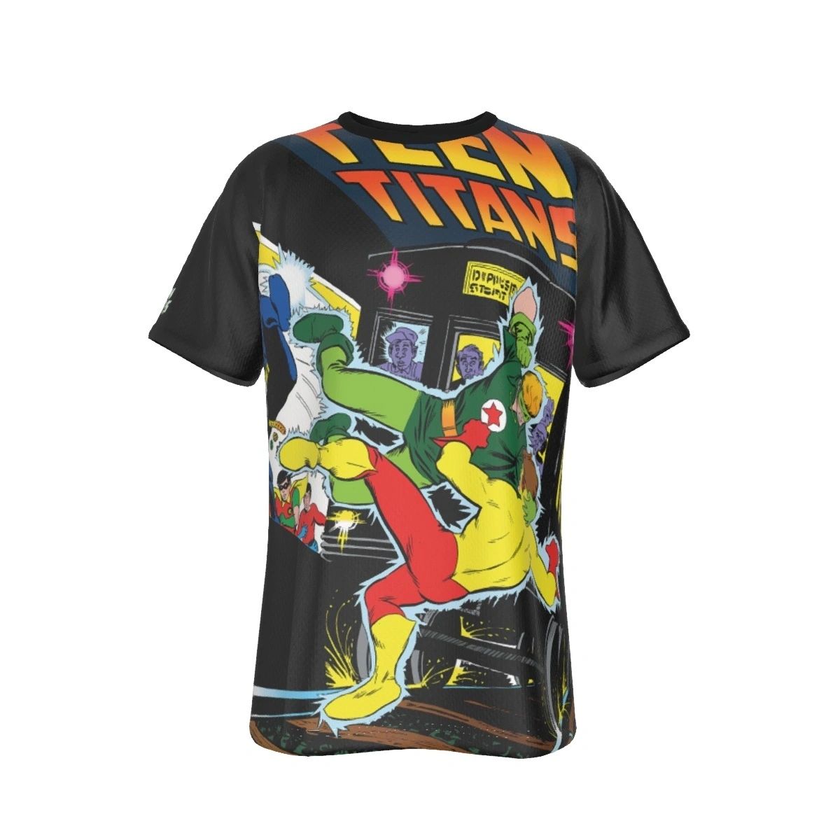 TEEN TITANS 18 COVER ALL OVER PRINT SHIRT AND TANK TOP - RED STAR