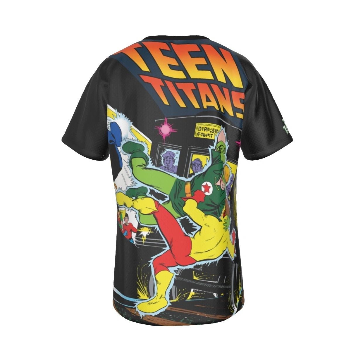 TEEN TITANS 18 COVER ALL OVER PRINT SHIRT AND TANK TOP - RED STAR