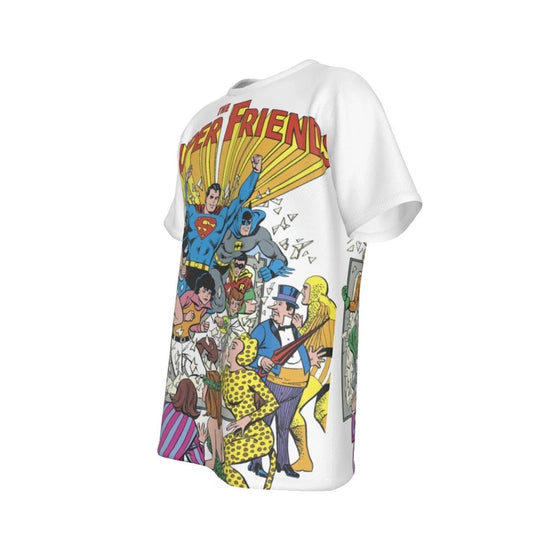 SUPER FRIENDS ALL OVER PRINT SHIRT AND TANK - 1ST SUPER FRIENDS COMIC