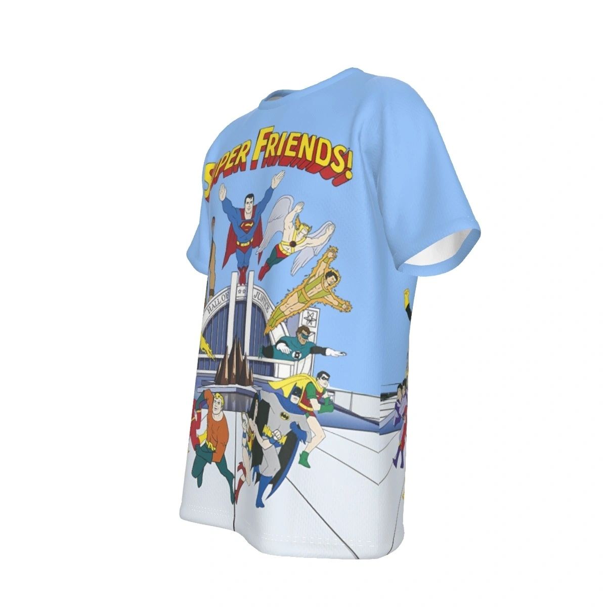 SUPERFRIENDS POSTER ALL OVER PRINT SHIRT AND TANK
