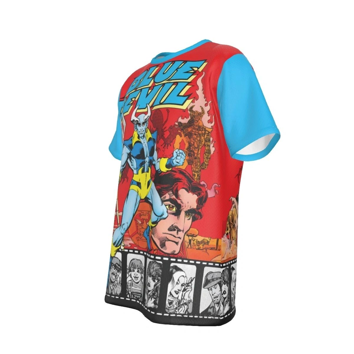 BLUE DEVIL 1 ALL OVER PRINT SHIRT AND TANK - AOP