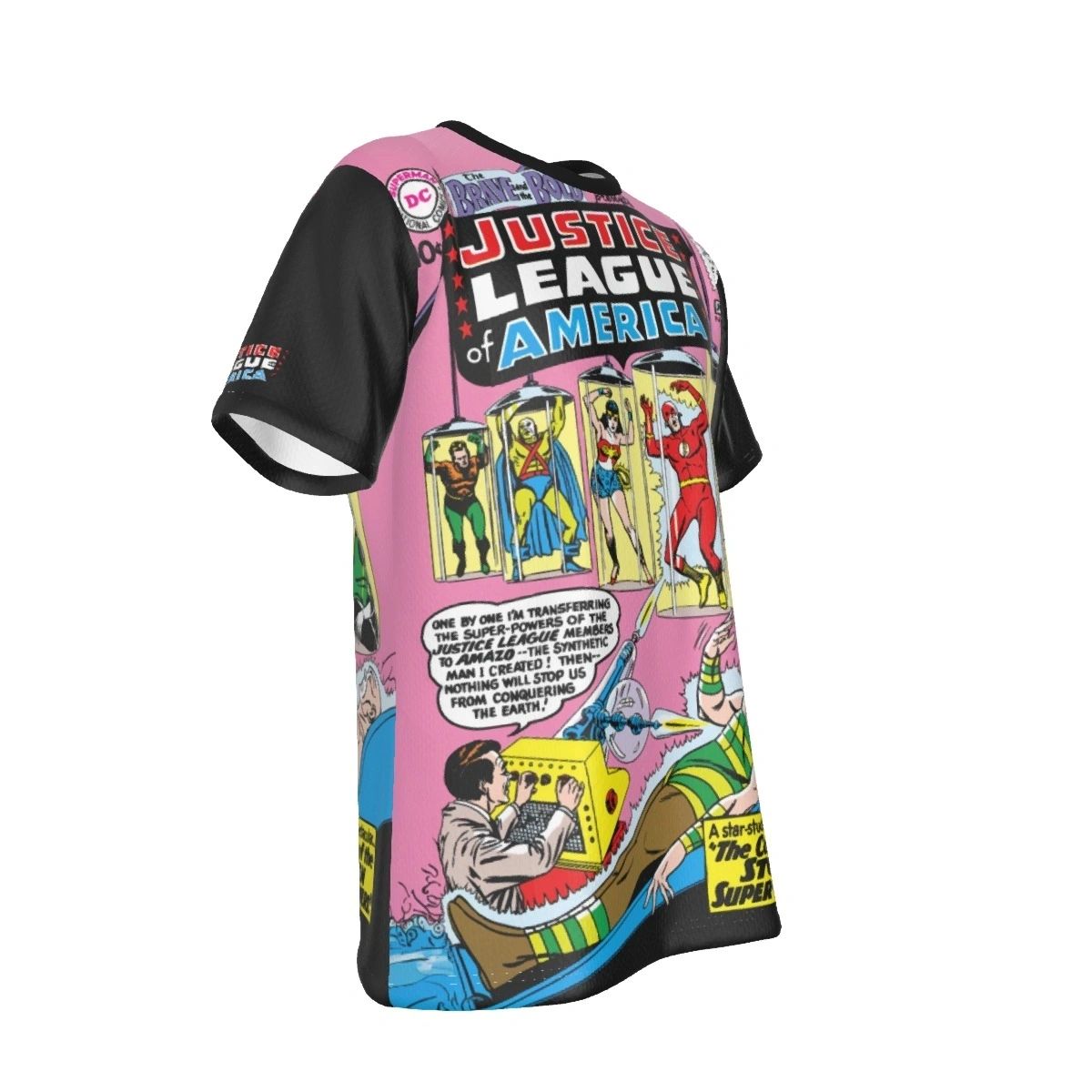 BRAVE AND THE BOLD 30 ALL OVER PRINT SHIRT AND TANK - JLA FROM THE BEGINNING 3