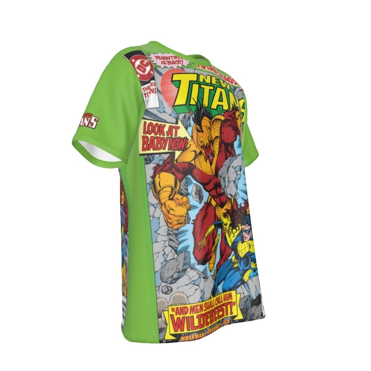 NEW TITANS 91 COVER ALL OVER PRINT SHIRT AND TANK TOP - WILDEBEEST