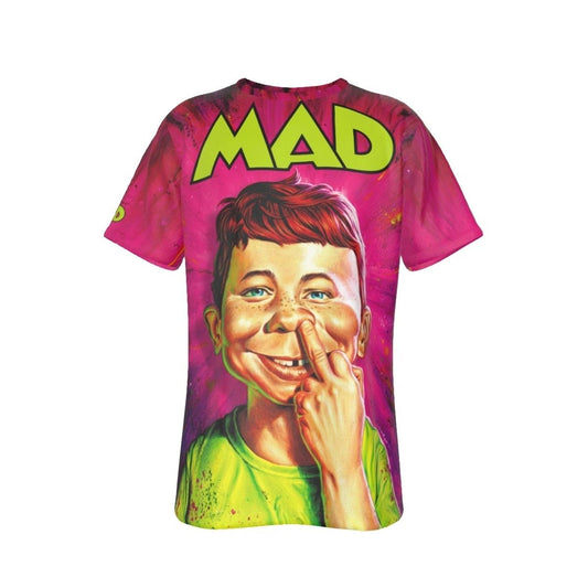 MAD MAGAZINE ALL OVER PRINT SHIRT AND TANK TOP -ALFRED E. NEUMAN
