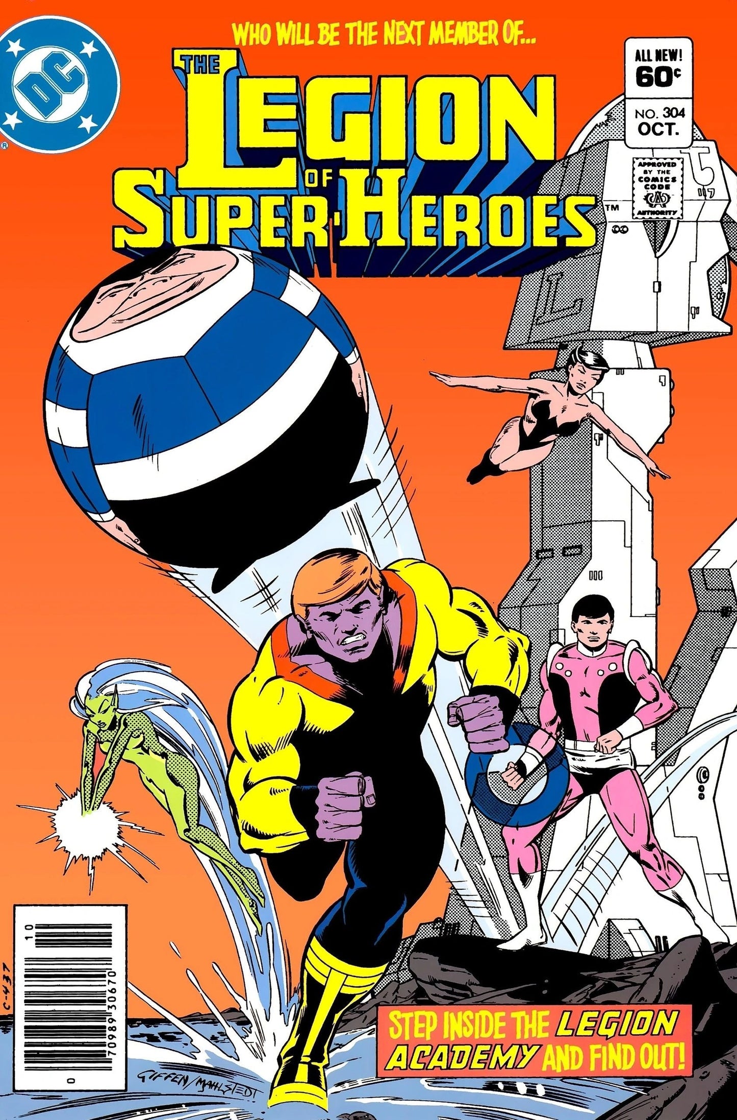 COVER LEGION OF SUPERHEROES 304 - POWER BOY